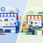 Marketplace versus commerce indépendant